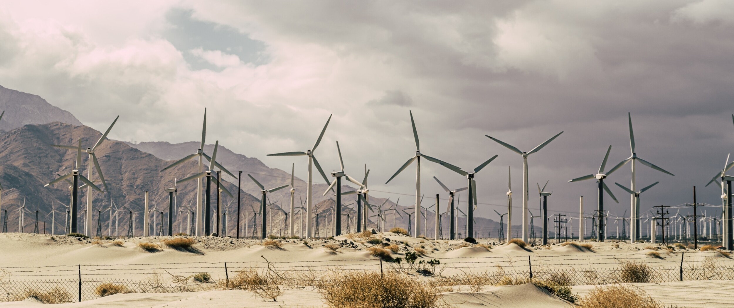 wind turbines